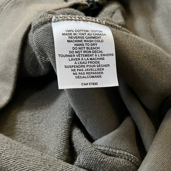 OVO October's Very Own Full Zip Hoodie - Men's Size L - Green - Picture 8 of 12